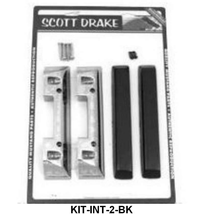 ARM REST KIT - 64-66 MUSTANG BLACK