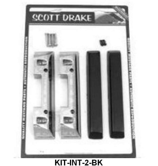 ARM REST KIT - 64-66 MUSTANG BLACK