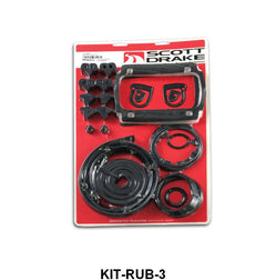 BASIC REPAINT RUBBER KIT - 64-66 MUSTANG COUPE, CONVERTIBLE, FASTBACK