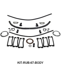 BASIC REPAINT RUBBER KIT - 67-68 MUSTANG
