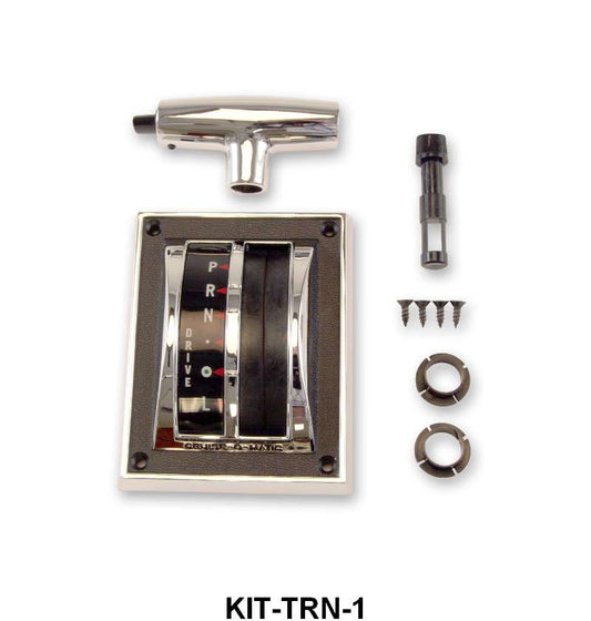 AUTOMATIC SHIFTER COVER BEZEL & KNOB KIT - 65-66 MUSTANG