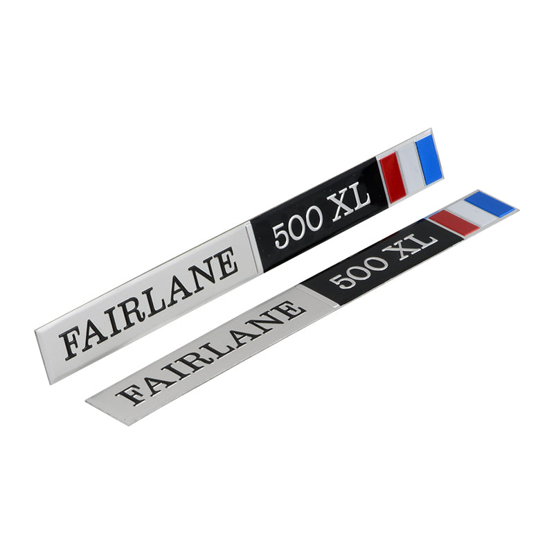 DOOR PANEL EMBLEM INSERT - 66-67 "FAIRLANE 500 XL"