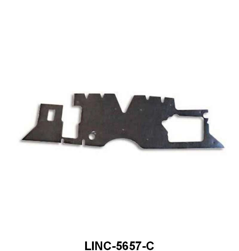 ABS PLASTIC FIREWALL INSULATOR - 56-57 LINCOLN