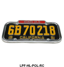 "HONOLULU" LICENSE PLATE FRAME ROUNDED - 40-55 ALL