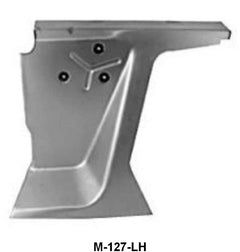 REAR OF FENDER APRON PATCH PANEL - 64-66 MUSTANG LEFT HAND