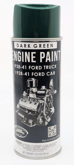 ENGINE SPRAY PAINT - 32-41 PASS/PU, 39-41 MERC V8, DARK GREEN