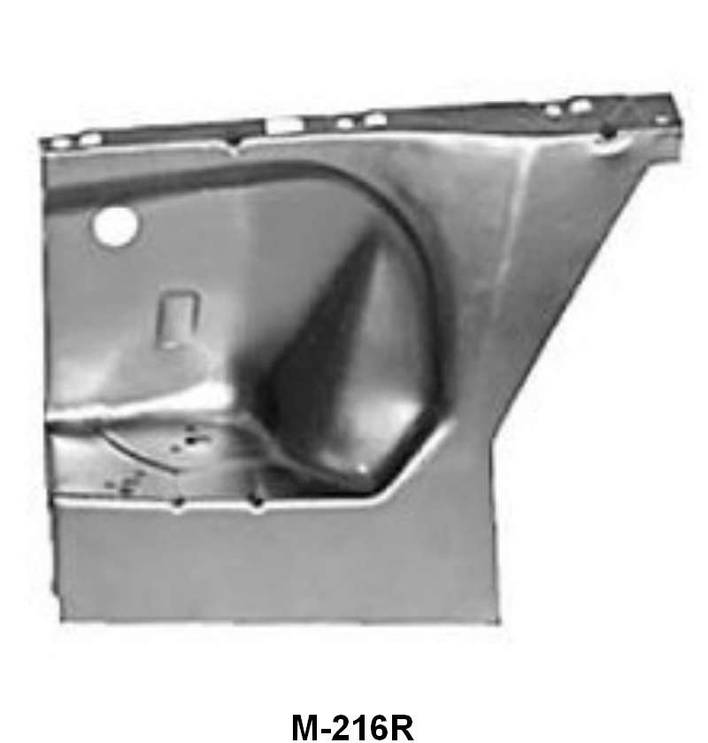 FRONT OF FENDER APRON PATCH PANEL - 67-68 MUSTANG RIGHT HAND