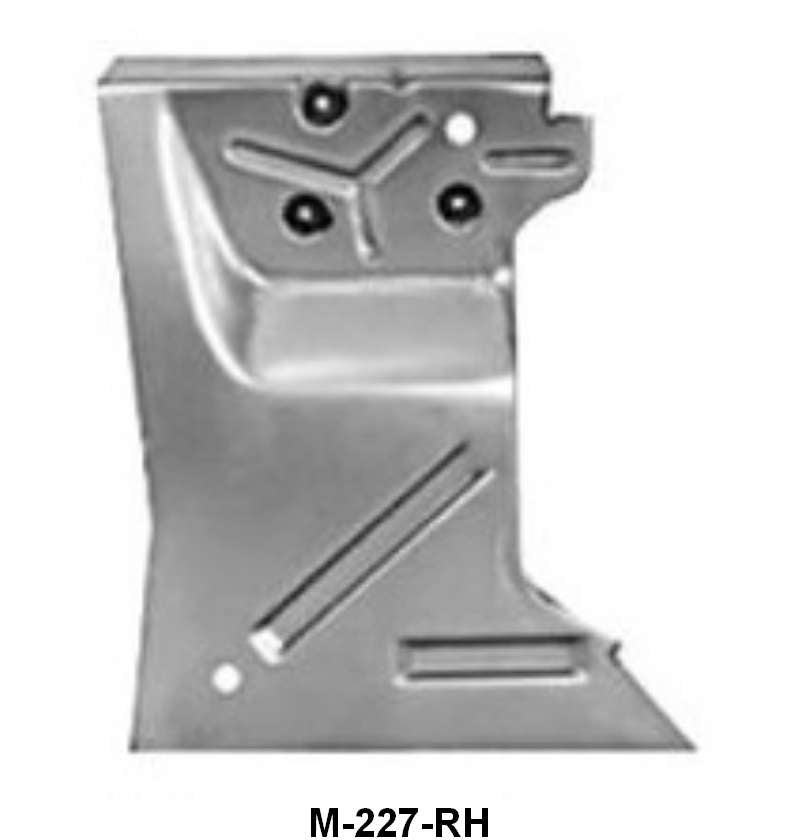 REAR OF FENDER APRON PATCH PANEL - 67-68 MUSTANG RIGHT HAND