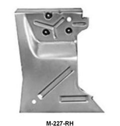 REAR OF FENDER APRON PATCH PANEL - 67-68 MUSTANG RIGHT HAND