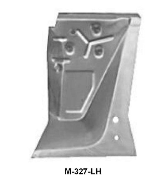 REAR OF FENDER APRON PATCH PANEL - 69-70 MUSTANG LEFT HAND