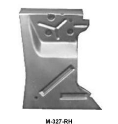 REAR OF FENDER APRON PATCH PANEL - 69-70 MUSTANG RIGHT HAND