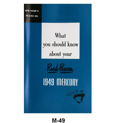 OWNERS MANUAL - 49 MERCURY