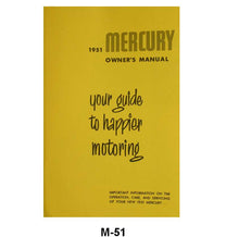OWNERS MANUAL - 51 MERCURY