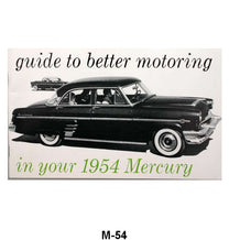 OWNERS MANUAL - 54  MERCURY