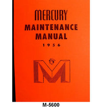 SHOP MANUALS - 56 MERCURY