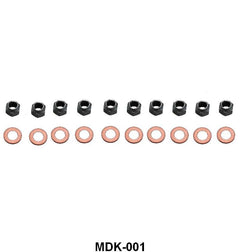 DIFFERENTIAL TO REAR AXLE HOUSING HARDWARE - 57-72 PASS, 8