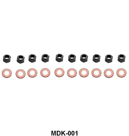 DIFFERENTIAL TO REAR AXLE HOUSING HARDWARE - 57-72 PASS, 8" and 9" REAR AXLE