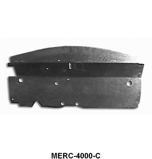 ABS PLASTIC FIREWALL INSULATOR - 40 MERCURY WITH HOLES