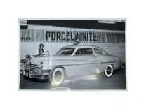 BLACK AND WHITE PICTURES - 51 MERCURY COUPE