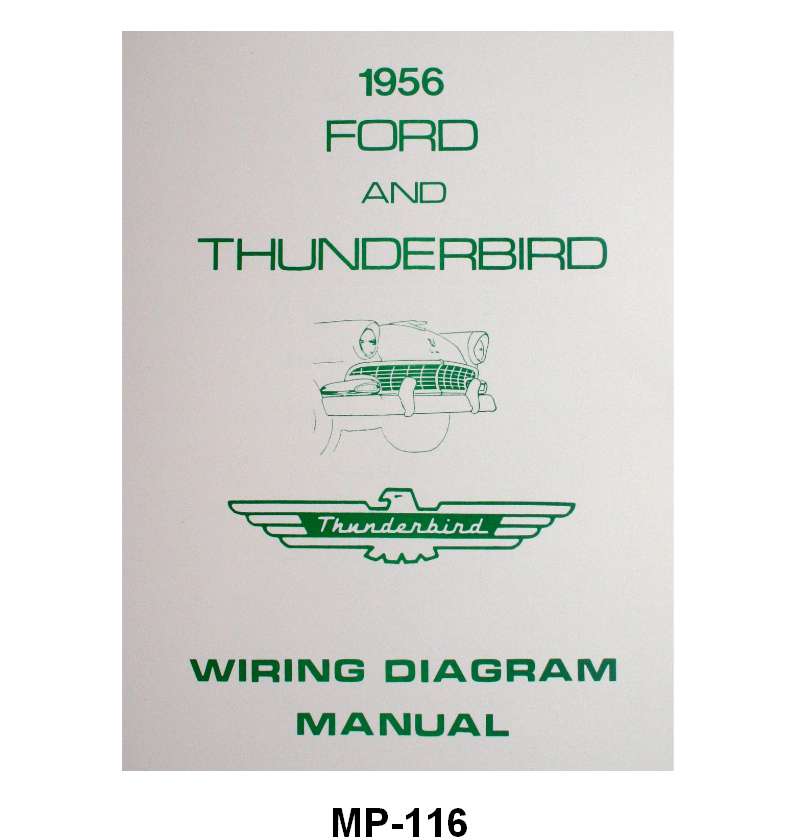 WIRING DIAGRAM MANUAL - 56 FORD PASS AND T-BIRD