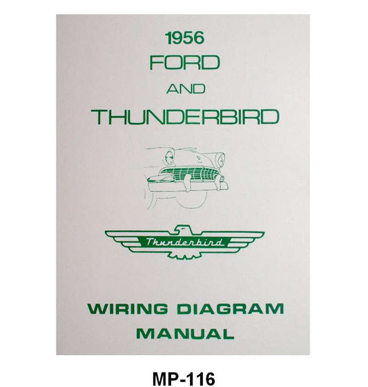WIRING DIAGRAM MANUAL - 56 FORD, T-BIRD