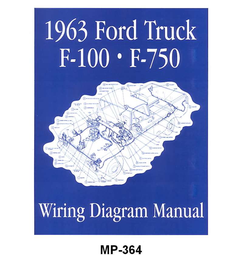 WIRING DIAGRAM MANUAL - 63 F-100/F-350