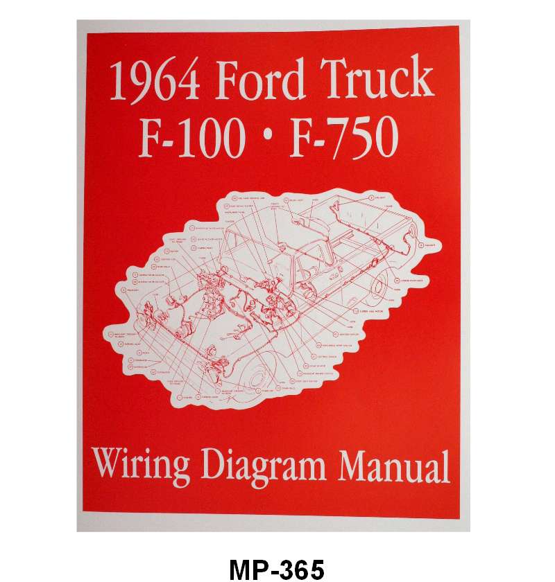 WIRING DIAGRAM MANUAL - 64 F-100/F-350