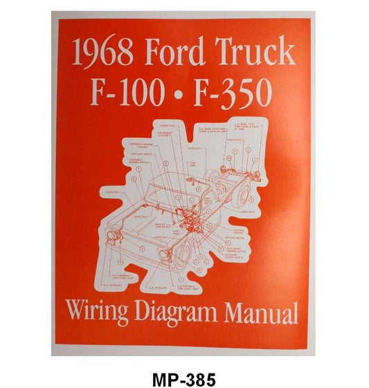 WIRING DIAGRAM MANUAL - 68 F-100/F-350