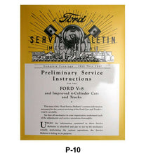 SERVICE BULLETINS - 32-37 V-8