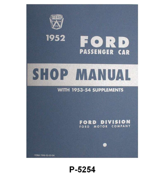 SHOP MANUALS - 52-54 PASSENGER