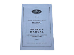 RADIO INSTRUCTION MANUAL - 40 PASSENGER