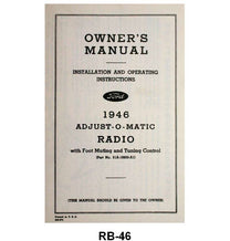 RADIO INSTRUCTION MANUAL - 46 PASSENGER