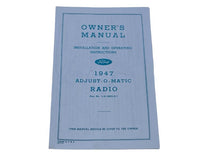 RADIO INSTRUCTION MANUAL - 47-48 PASSENGER