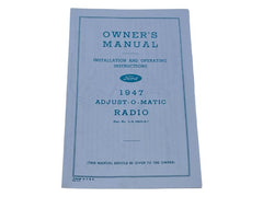 RADIO INSTRUCTION MANUAL - 47-48 PASSENGER