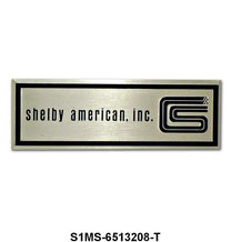 SCUFF PLATE DECALS - 65-66 "SHELBY" MUSTANG