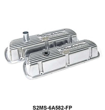 POLISHED ALUMINUM VALVE COVERS - "FALCON POWERED BY FORD"