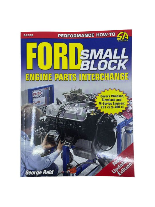 FORD SMALL BLOCK ENGINE PARTS INTERCHANGE BOOK - 62-77 221-351W