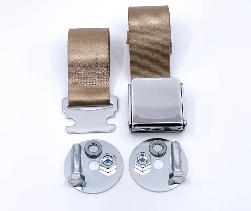 60" SEAT BELT - MEDIUM BEIGE