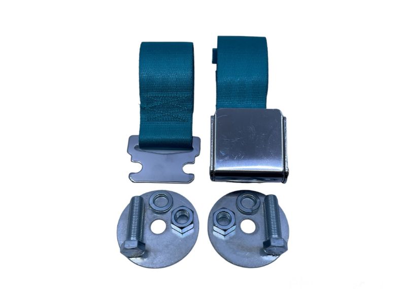 74" SEAT BELT - TURQUOISE