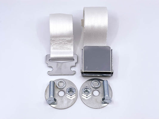 74" SEAT BELT - WHITE