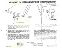 SPOT LIGHT BRACKET - 55-57 T-BIRD LEFT HAND
