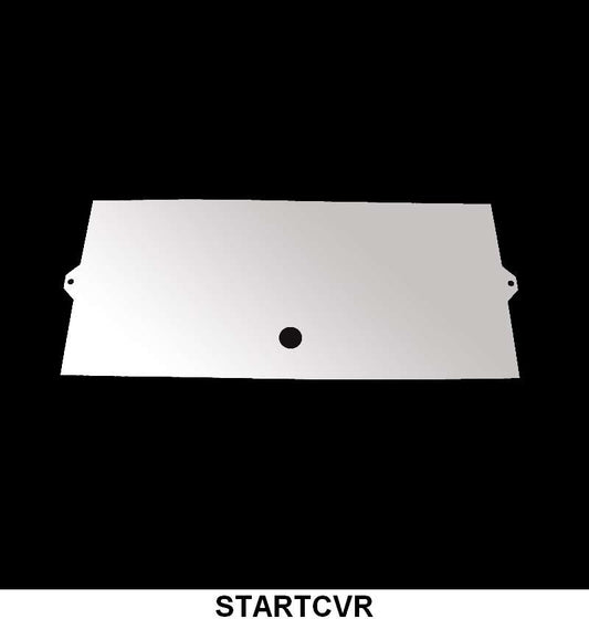 STAINLESS STARTER COVER - 32-53 PASS/MERC V8