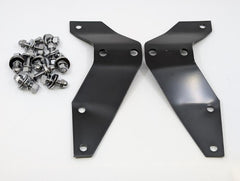 FRONT BUMPER BRACKETS - 53-56 F-100, BLACK