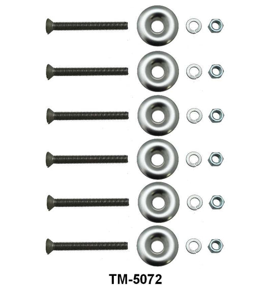 STEPSIDE BED TO FRAME HOLD DOWN BOLT KIT - 57-72 F-100, stainless