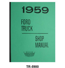 SHOP MANUAL - 59 F-100/F-350