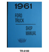 SHOP MANUAL - 61 F-100/F-350