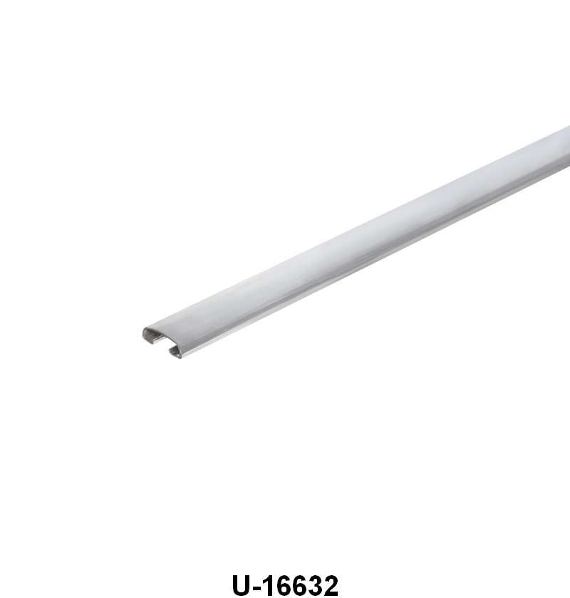 STAINLESS HOOD HINGE CENTER STRIP - 48" UNIVERSAL, CUT TO FIT