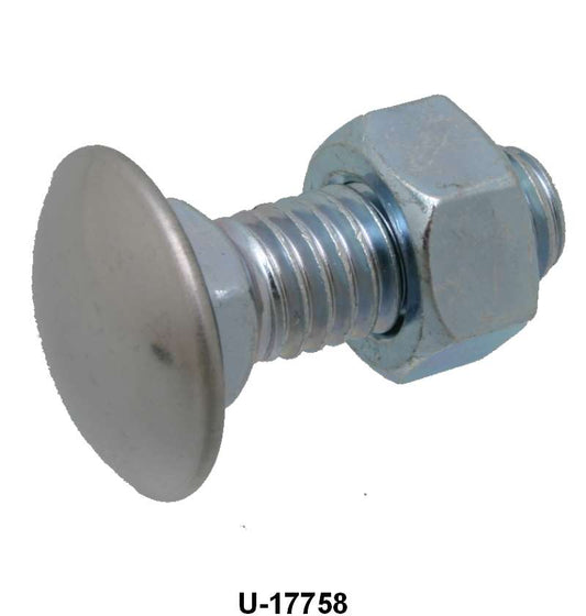 BUMPER BOLT - 57-70 PASS, 7/16-14 x 1-1/4", STAINLESS CAP