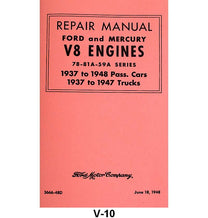 FLATHEAD ENGINE REPAIR MANUAL - 37-48 ALL