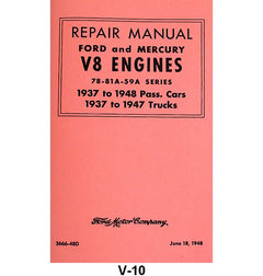 FLATHEAD ENGINE REPAIR MANUAL - 37-48 ALL